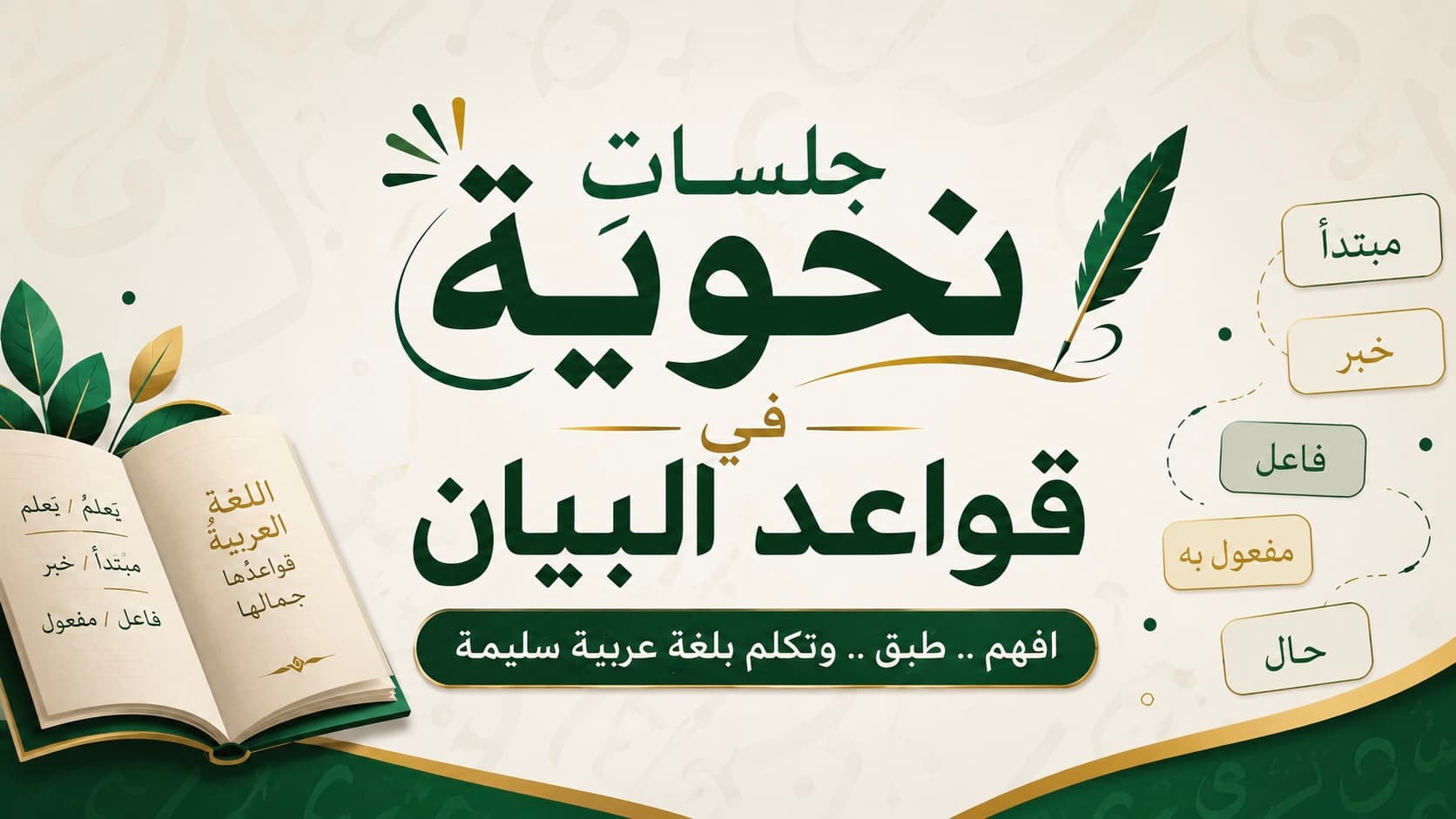 جلسات نحوية فى قواعد البيان