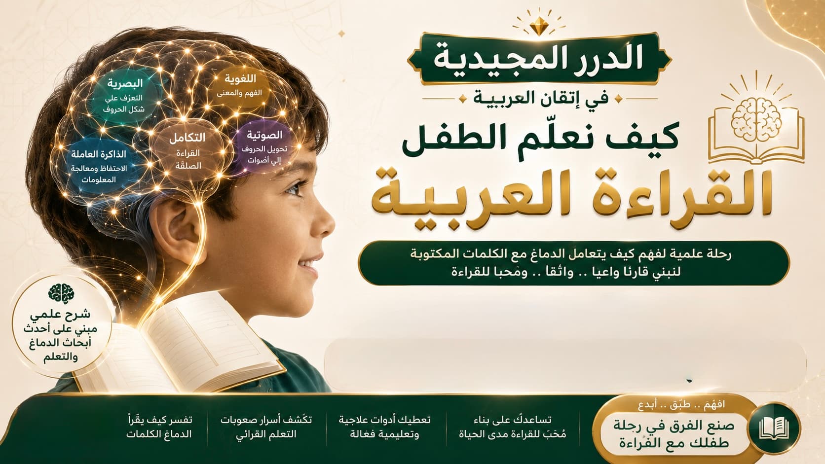 الدرر المجيدية في اتقان العربية l كيف نعلم الطفل القراءة العــربية